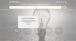Desktop Screenshot of certifiering.nu