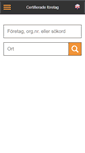 Mobile Screenshot of certifiering.nu